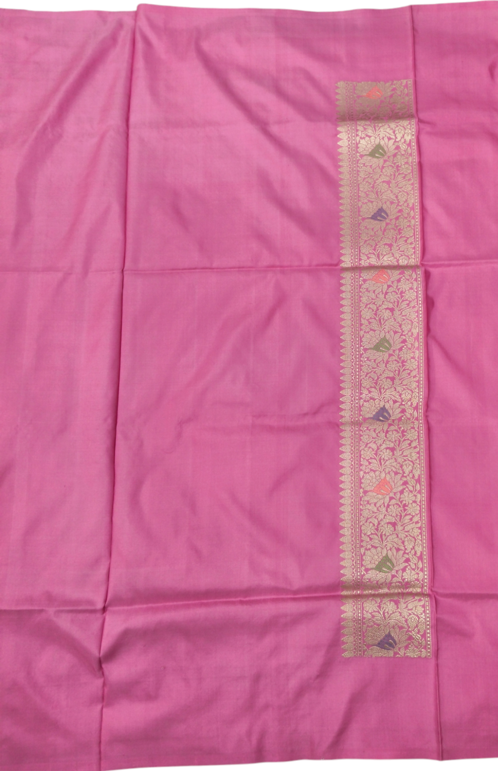 Light pink pure silk handvowen banarasi saree