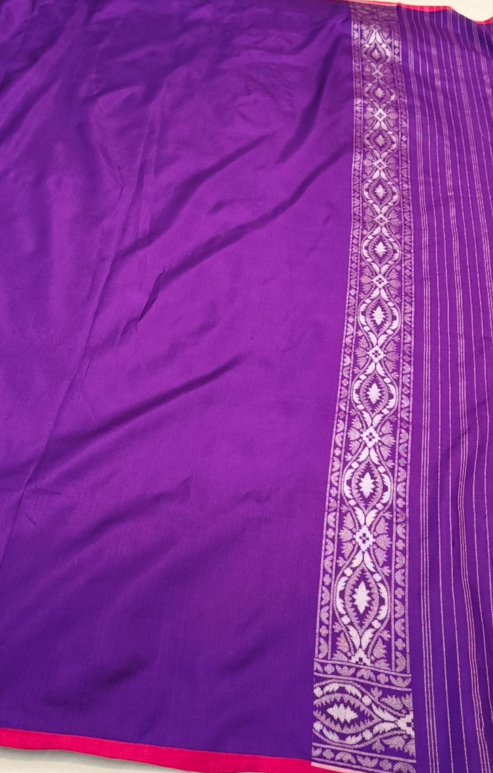 Pure Katan Silk Ektara Cutwork Jamdani Banarasi Saree