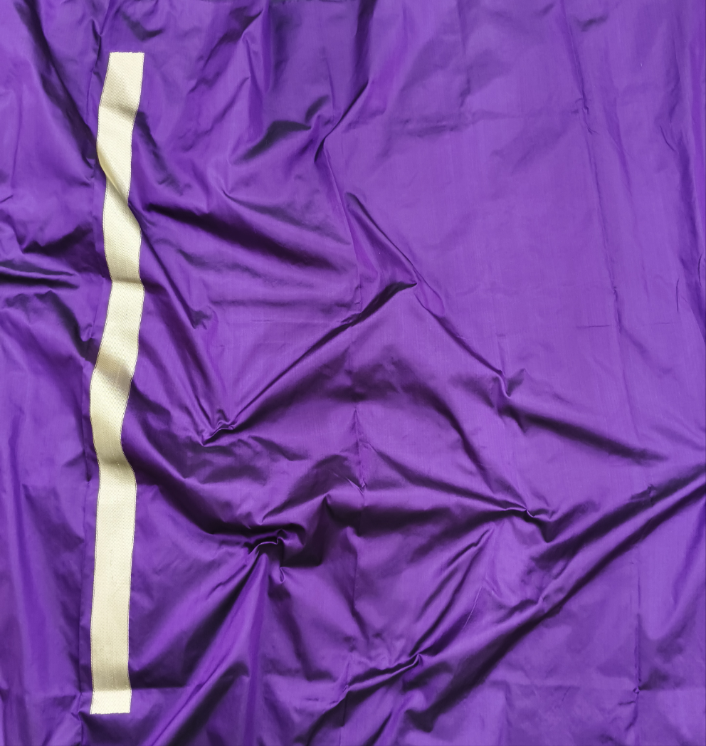 Purple pure katan silk handvowen banarasi saree