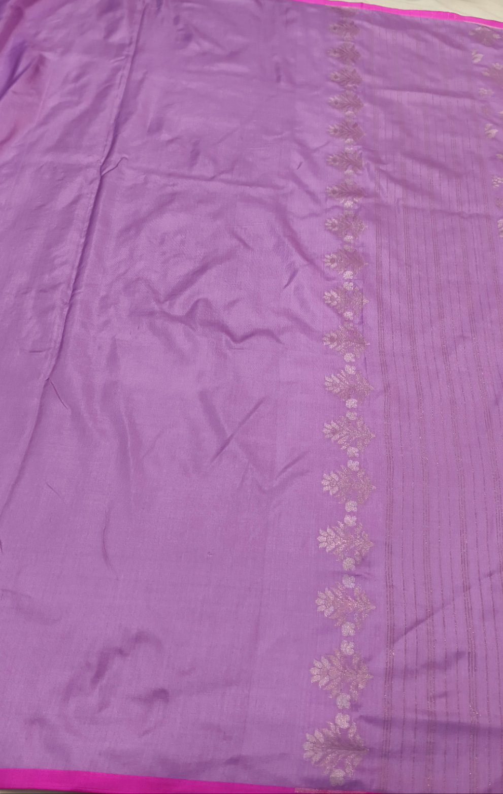 Pure Katan Silk Ektara Cutwork Jamdani Banarasi Saree