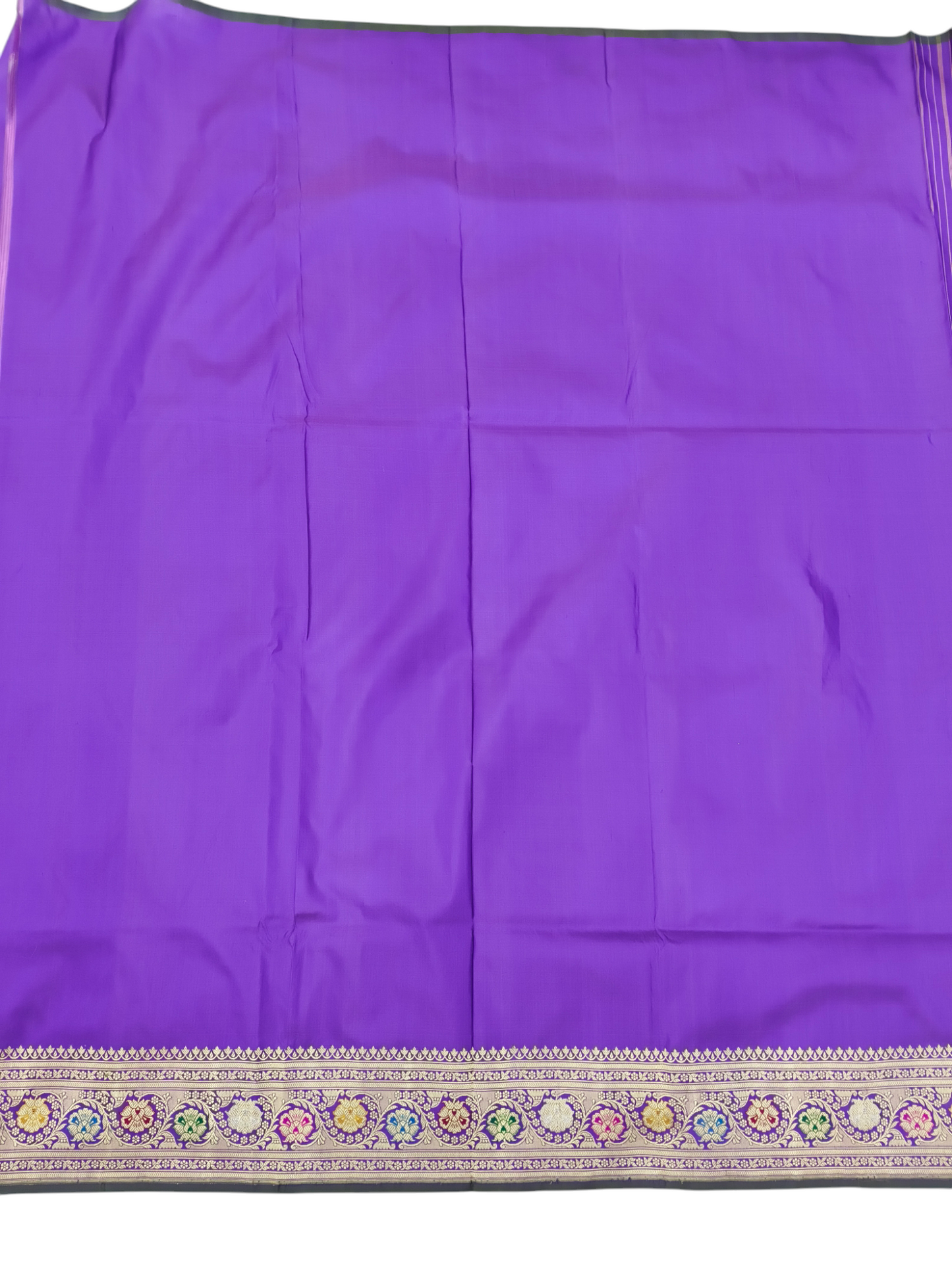 Purple Pure Katan Silk Rangkaat
