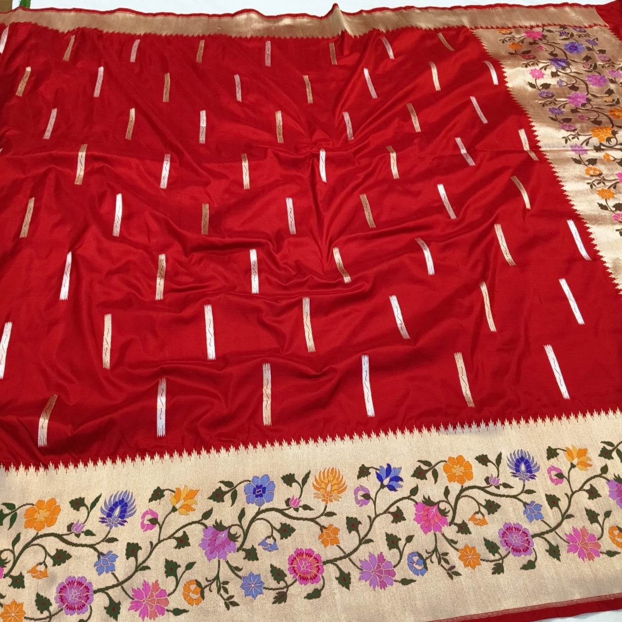 Pure Katan Silk Handwoven Banarasi Saree