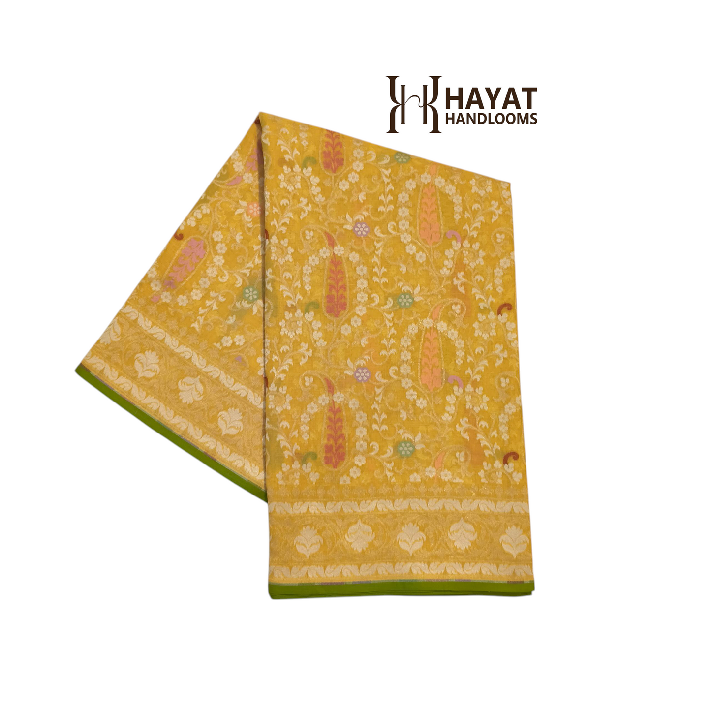 Pure Cotton Ektara Tilfi Cutwork Jamdani Banarasi Saree