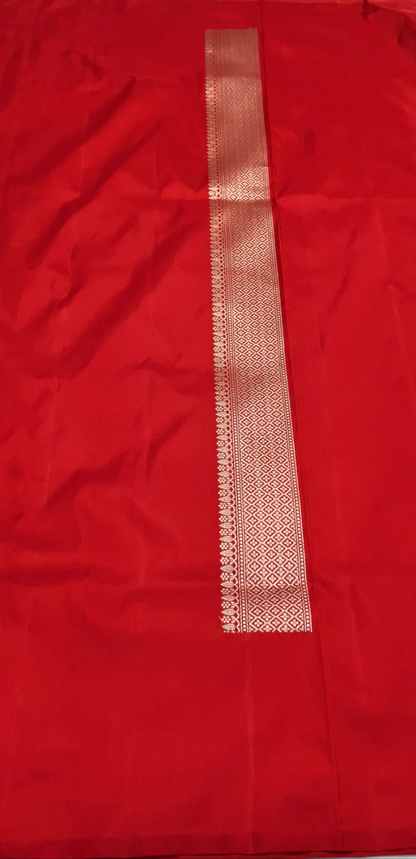 Pure katan silk handvowen banarasi saree