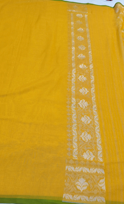 Pure Cotton Ektara Tilfi Cutwork Jamdani Banarasi Saree