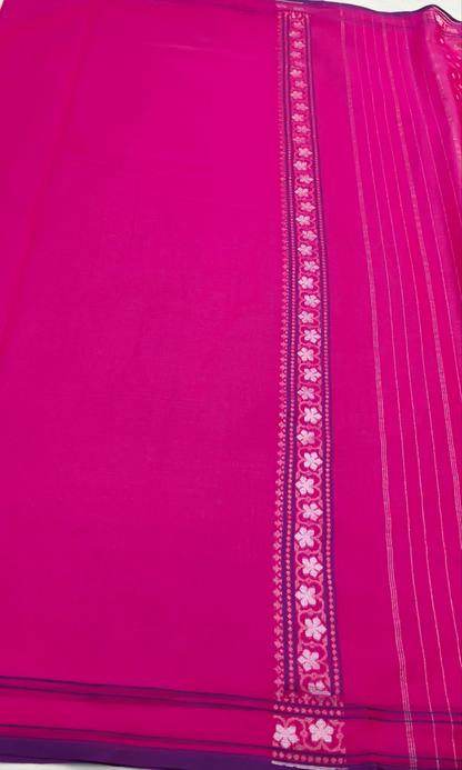 Pure Cotton Ektara Alfi Cutwork Jamdani Banarasi Saree