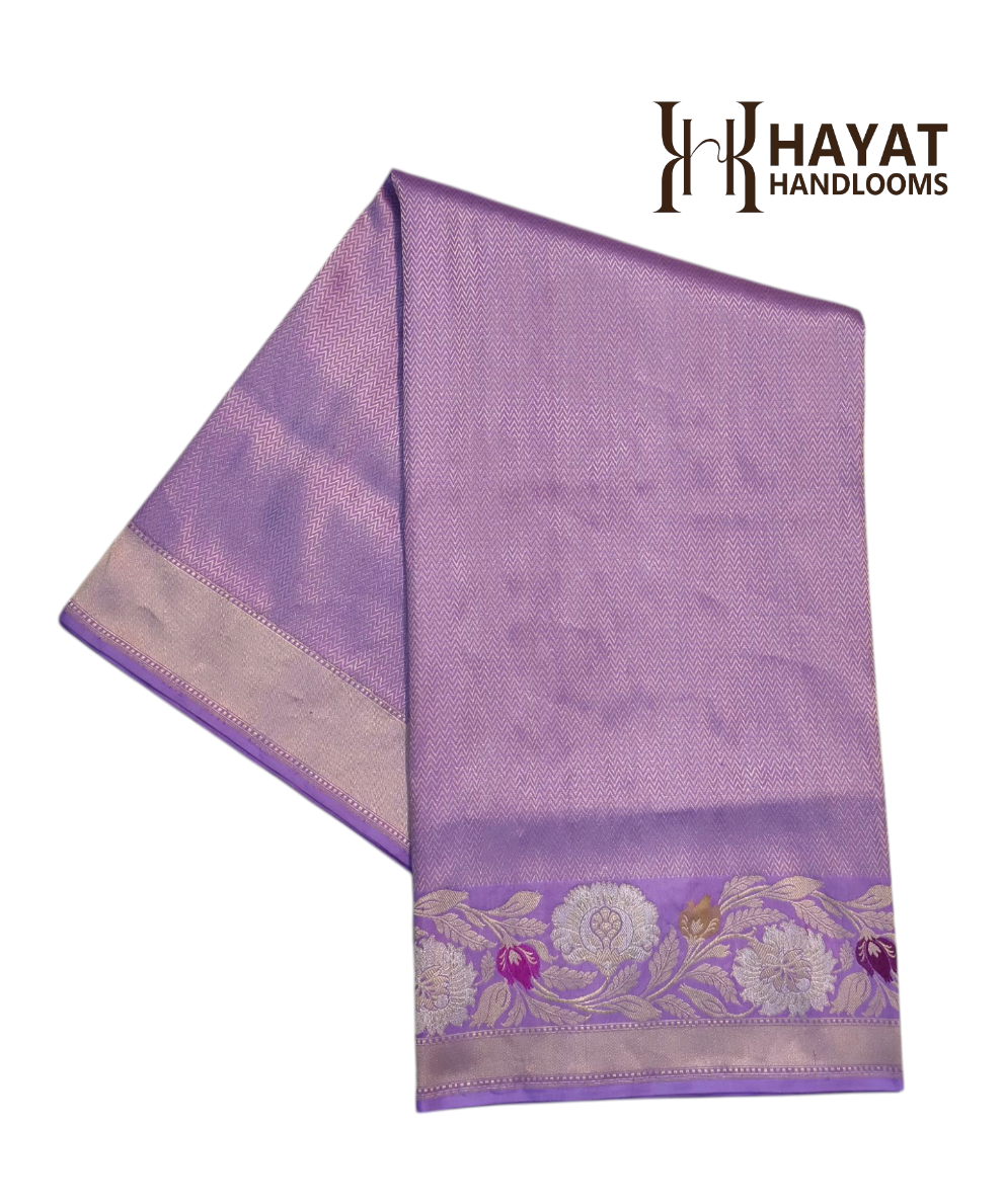 Pure katan silk handvowen banarasi saree
