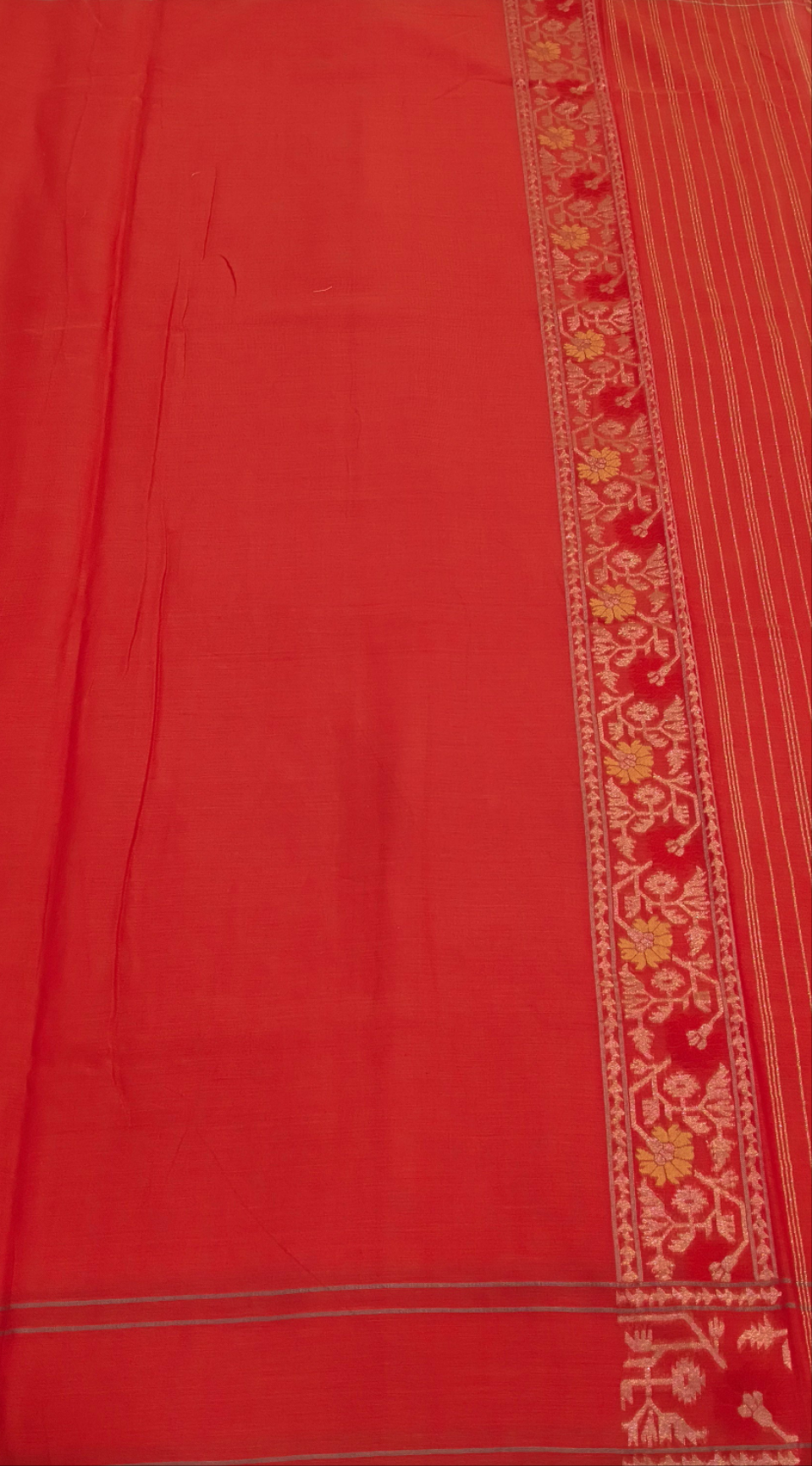 Pure Cotton Ektara Alfi Jamdani Cutwork Jaal Banarasi Saree