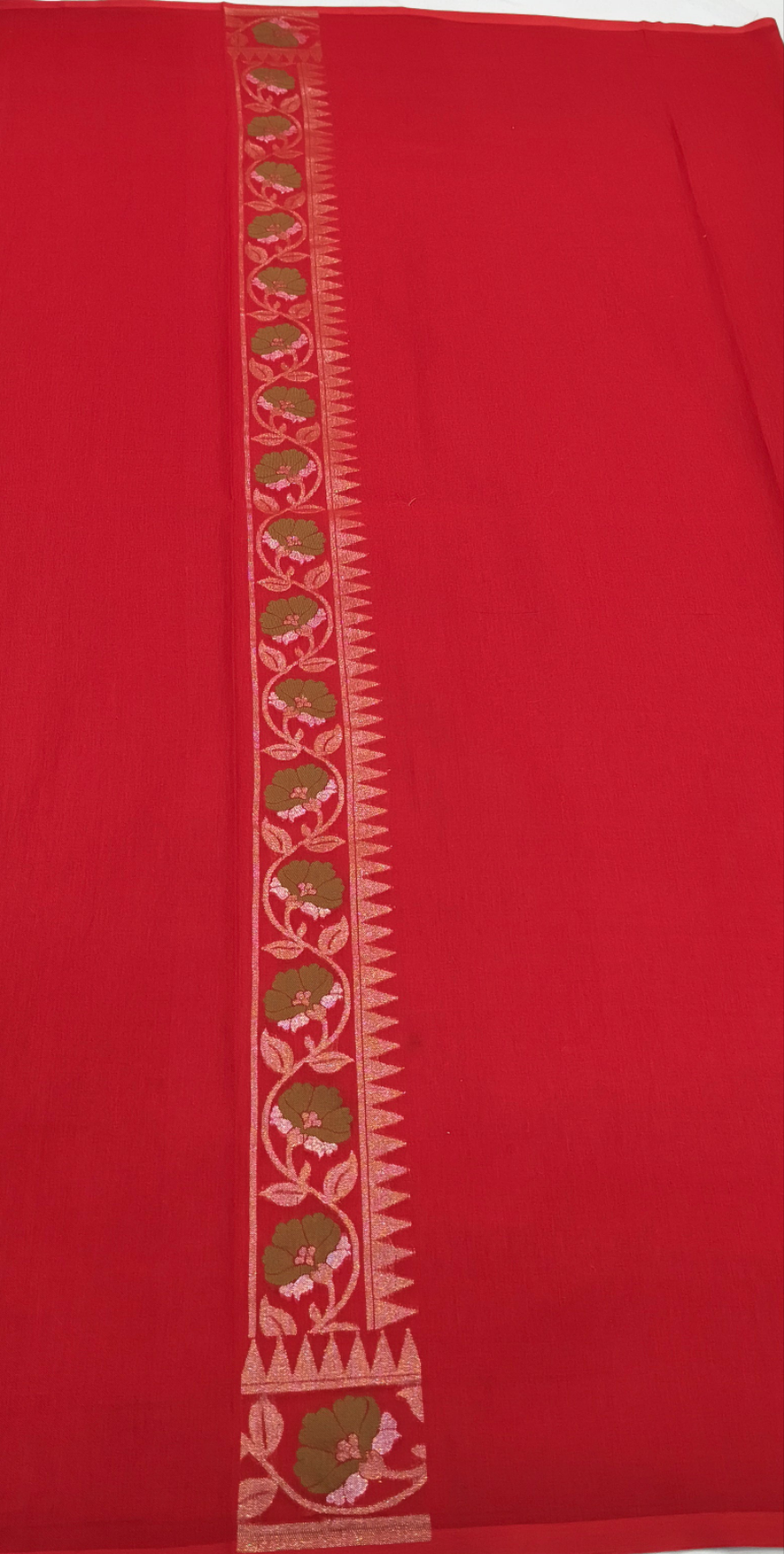 Pure Cotton Ektara Tilfi Cutwork Jamdani Banarasi Saree