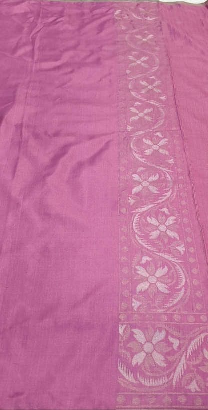 Pure Katan Silk Ektara Cutwork Jamdani Banarasi Saree