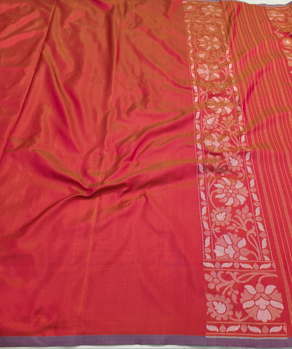 Pure Katan Silk Ektara Cutwork Jamdani Banarasi Saree