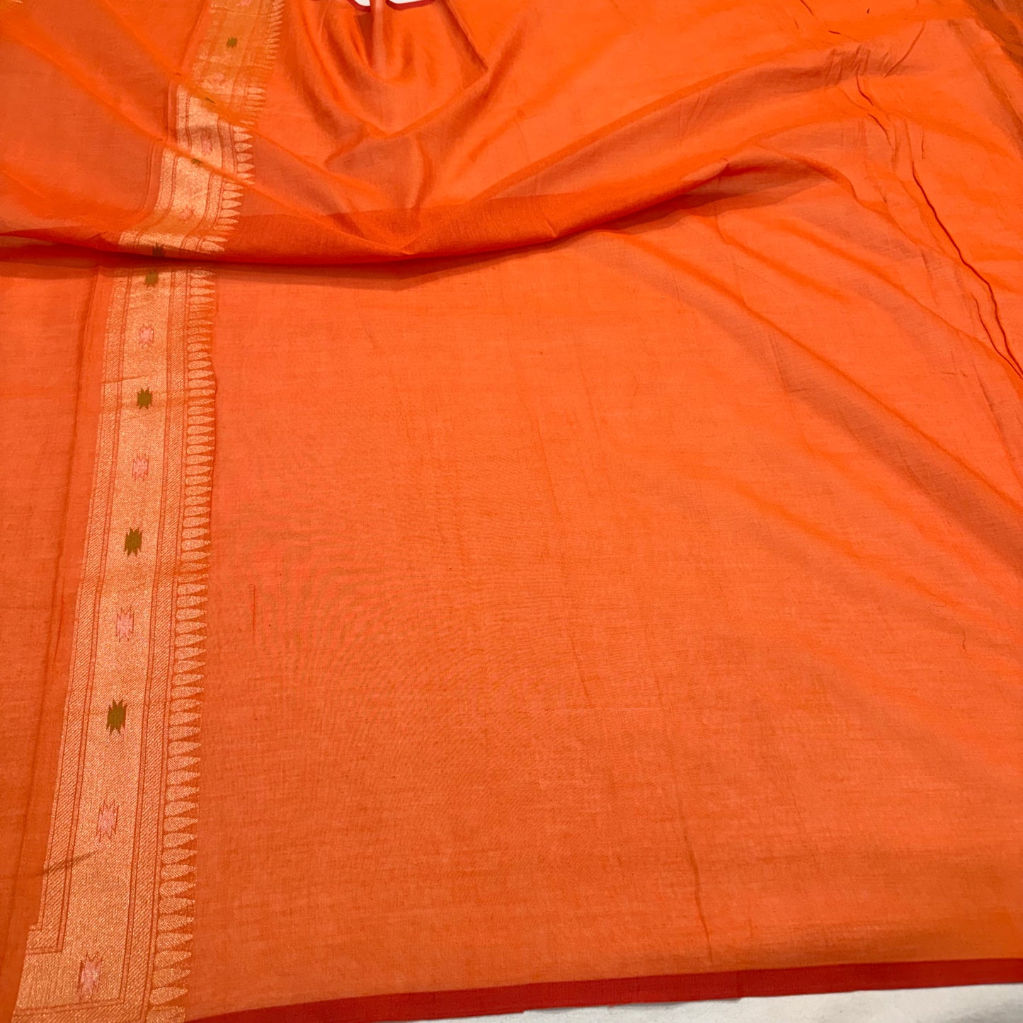 Pure Cotton Ektara Tilfi Cutwork Jamdani Banarasi Saree