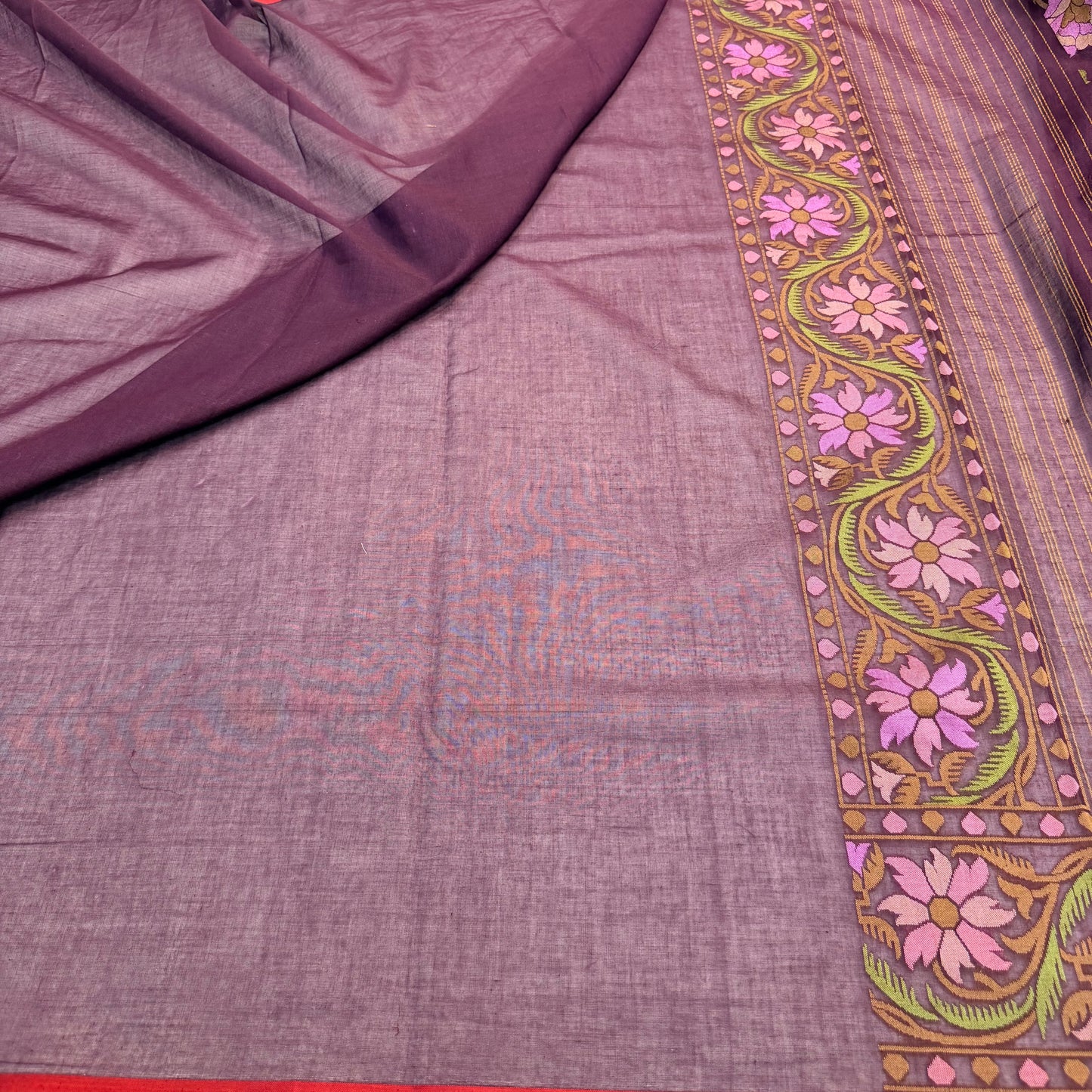 Pure Cotton Ektara Tilfi Jamdani Banarasi Saree
