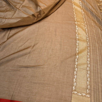 Pure Cotton Ektara Cutwork Jamdani Banarasi Saree