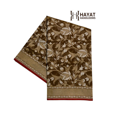 Pure Cotton Ektara Cutwork Jamdani Banarasi Saree