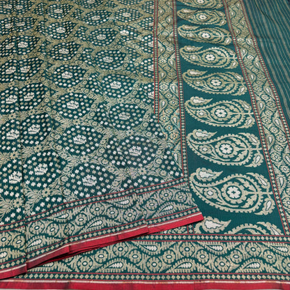 Pure Katan Silk Ektara Cutwork Jamdani Banarasi Saree