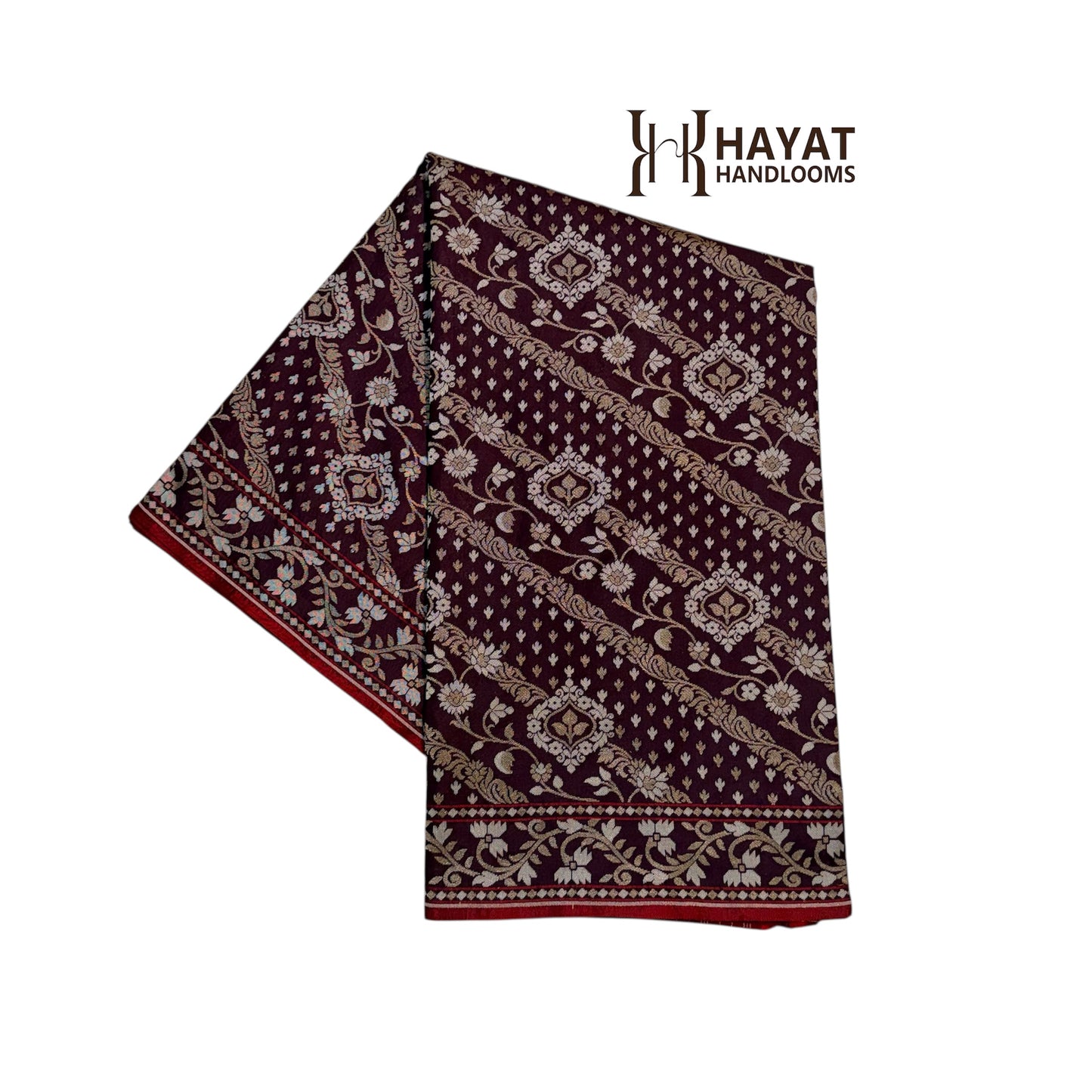 Pure Katan Silk Ektara Cutwork Jamdani Banarasi Saree