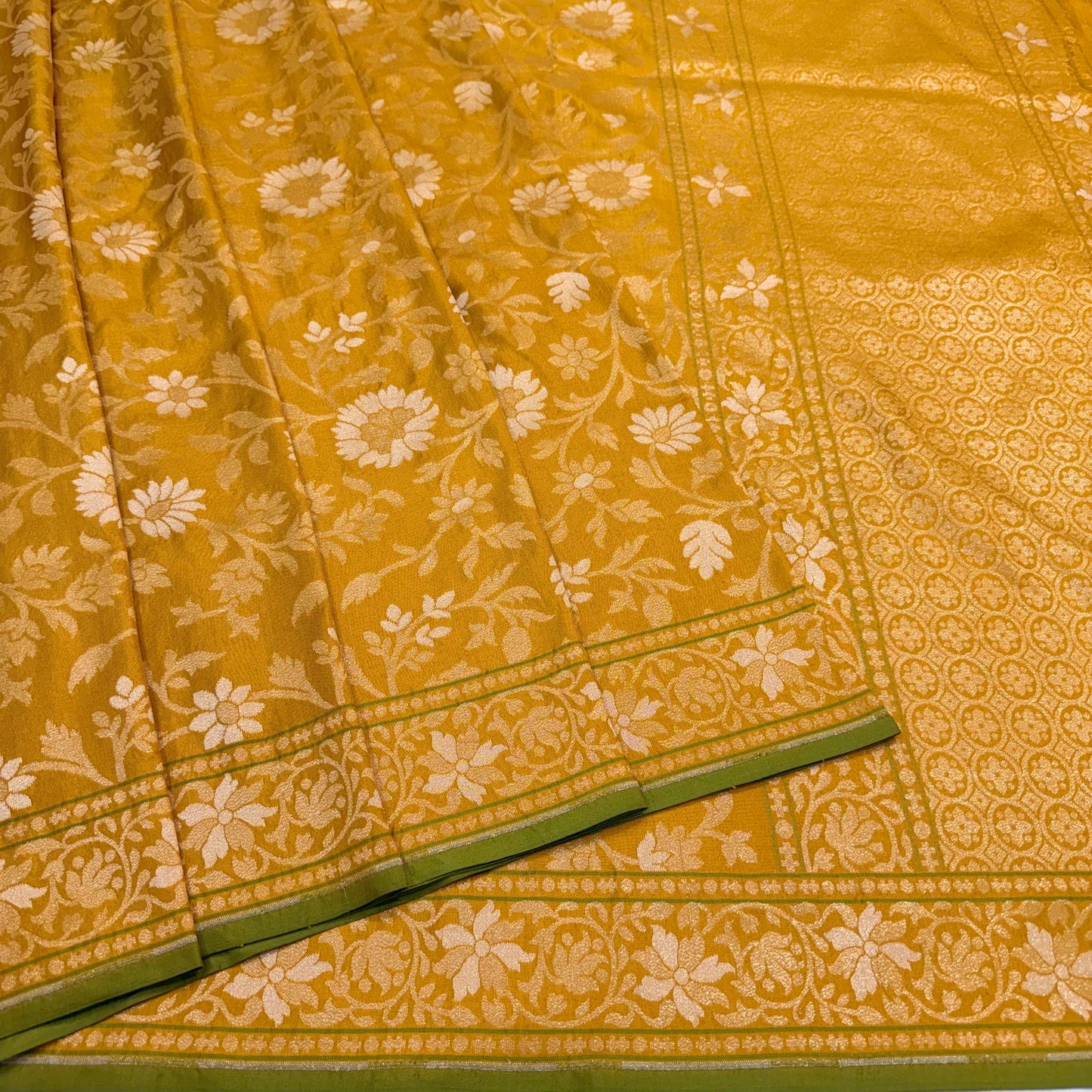 Pure Katan Silk Ektara Cutwork Jamdani Banarasi Saree