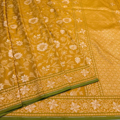 Pure Katan Silk Ektara Cutwork Jamdani Banarasi Saree