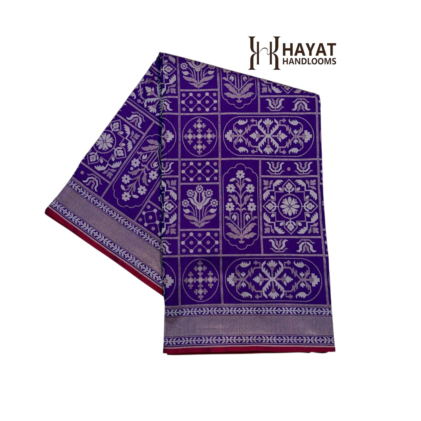 Pure Katan Silk Ektara Cutwork Jamdani Banarasi Saree