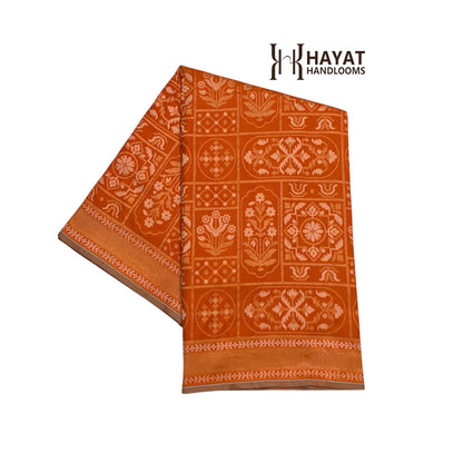 Pure Katan Silk Ektara Cutwork Jamdani Banarasi Saree