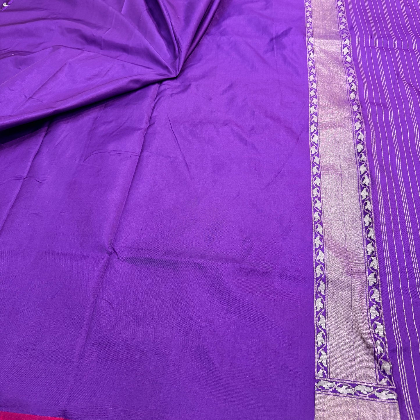 Pure Katan Silk Ektara Cutwork Jamdani Banarasi Saree