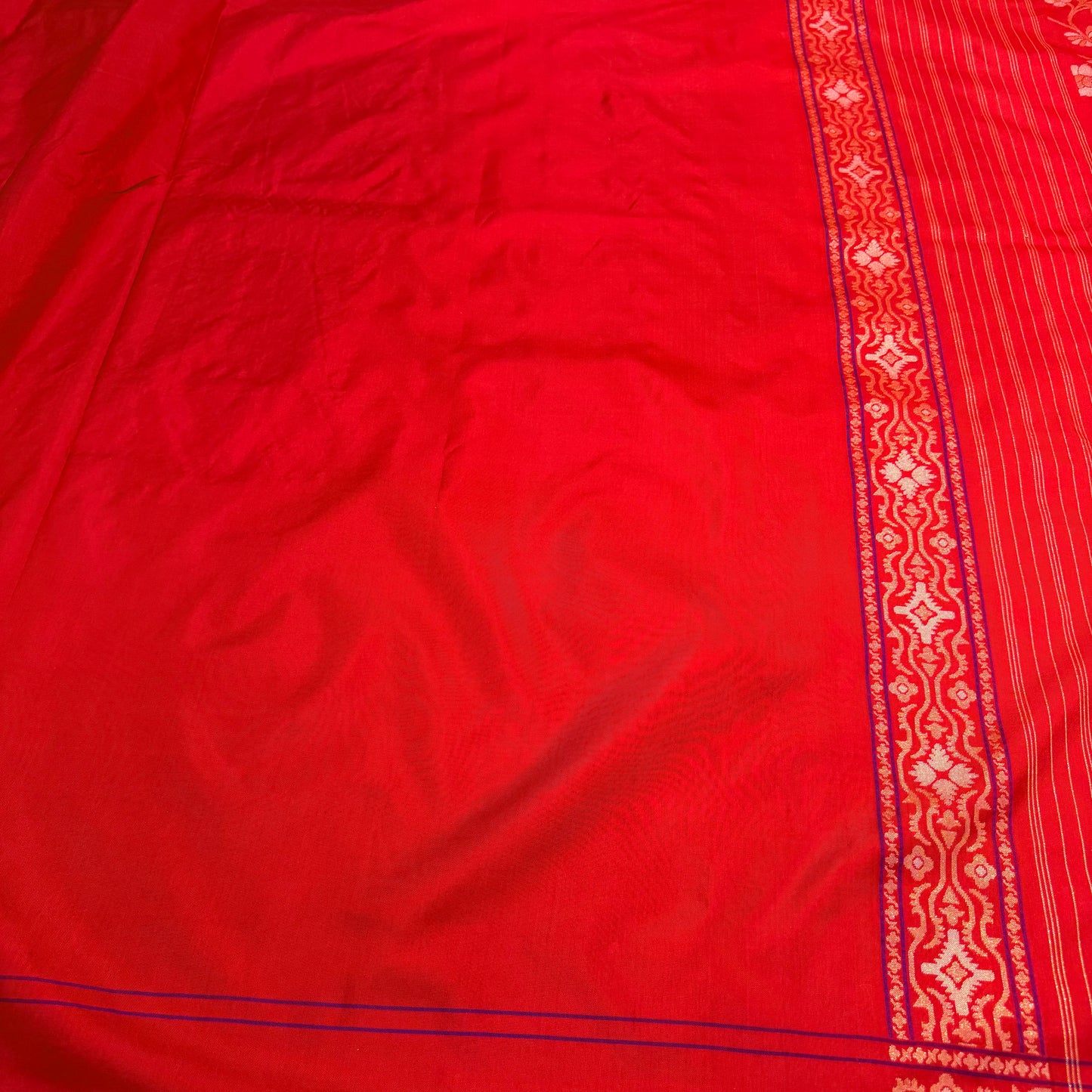 Pure Katan Silk Ektara Cutwork Jamdani Banarasi Saree