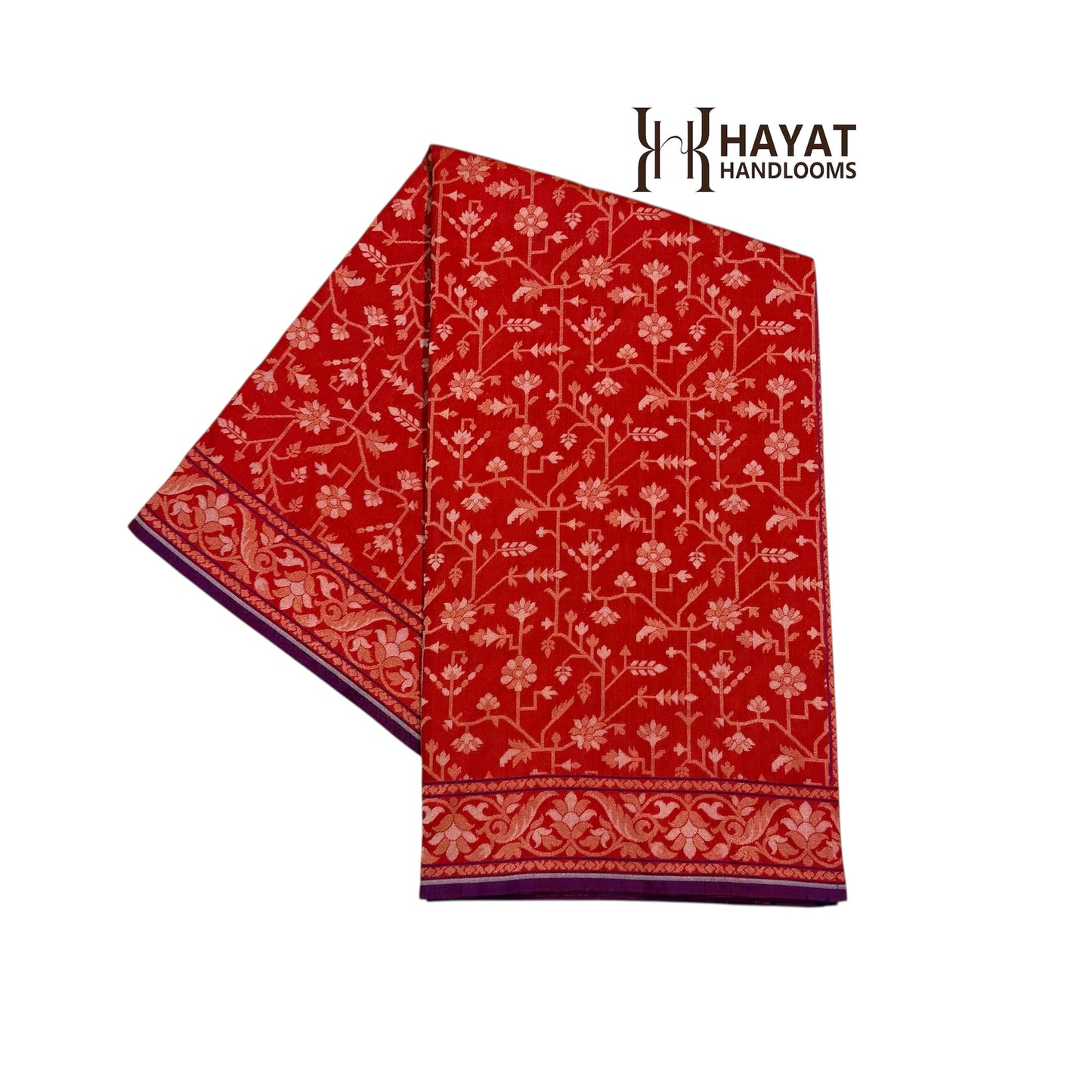 Pure Katan Silk Ektara Cutwork Jamdani Banarasi Saree