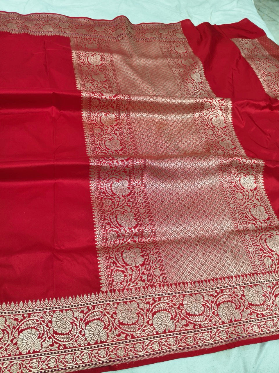 Katan Silk Handwoven Banarasi Saree