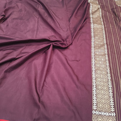 Pure Katan Silk Ektara Cutwork Jamdani Banarasi Saree