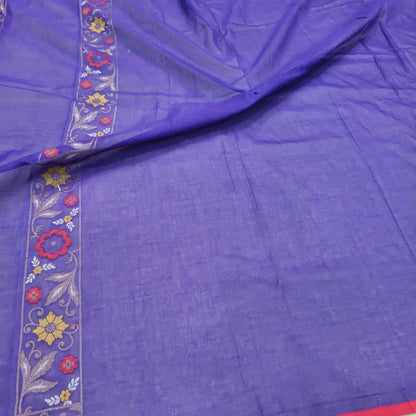 Pure Cotton Ektara Cutwork Jamdani Banarasi Saree