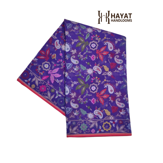 Pure Cotton Ektara Cutwork Jamdani Banarasi Saree