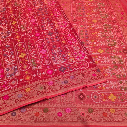 Pure Cotton Ektara Cutwork Jamdani Banarasi Saree