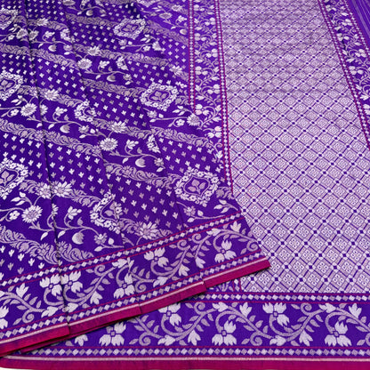 Pure Katan Silk Ektara Cutwork Jamdani Banarasi eSare