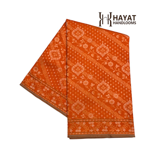 Pure Katan Silk Ektara Cutwork Jamdani Banarasi eSare