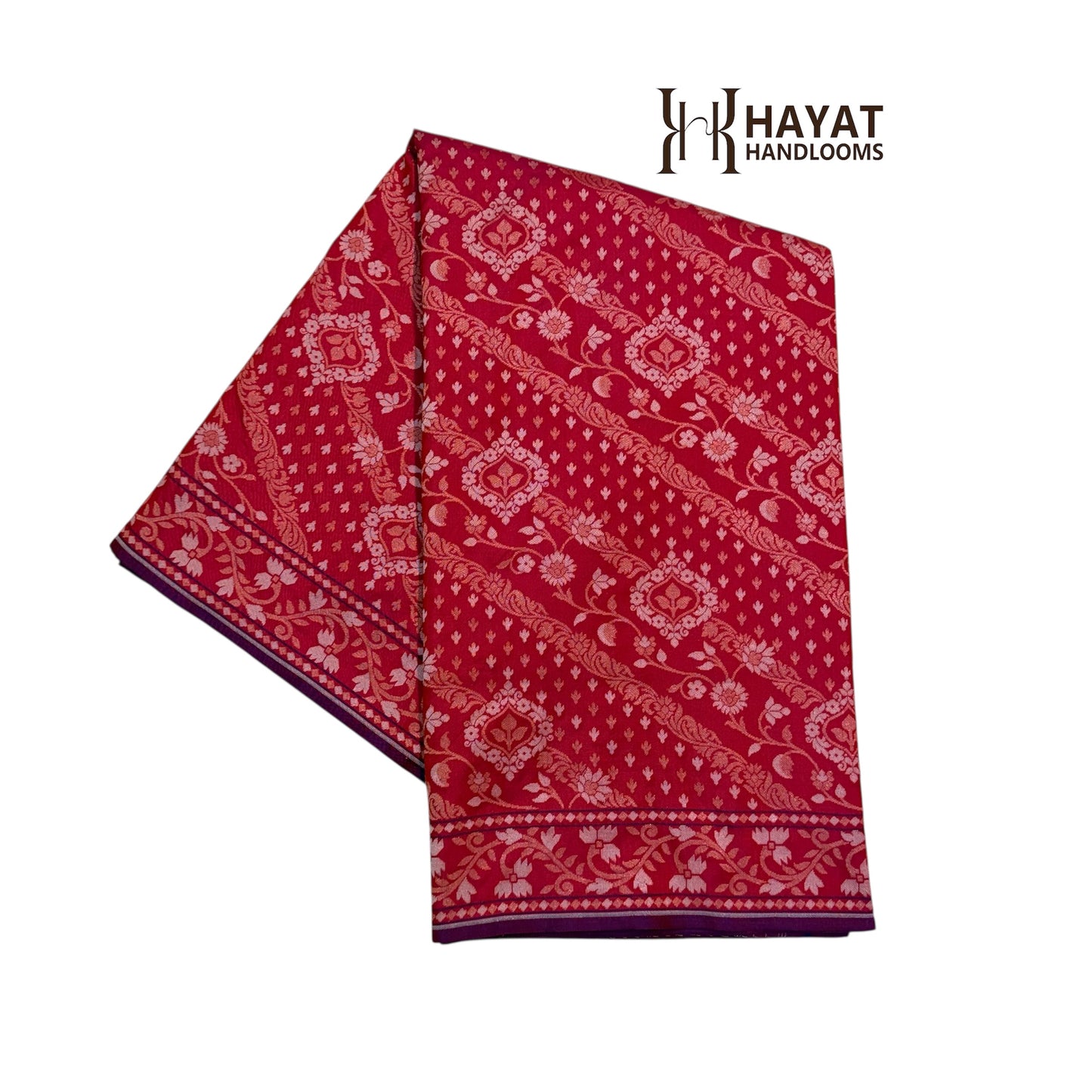 Pure Katan Silk Ektara Cutwork Jamdani Banarasi eSare