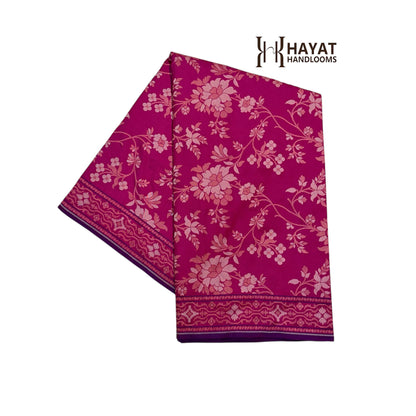 Pure Katan Silk Ektara Cutwork Jamdani Banarasi Saree