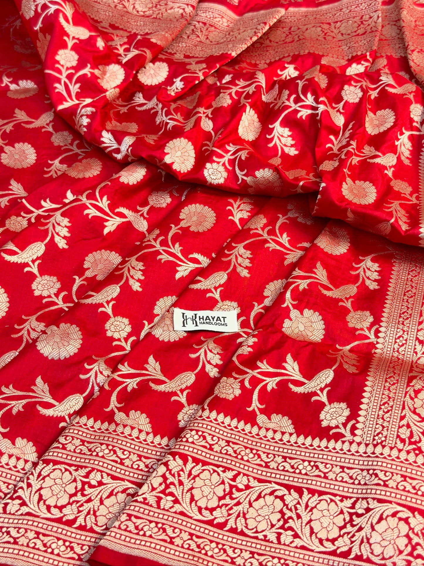 Red Banarasi Pure Katan Silk Saree | Pure Silk |Banarasi Katan Silk Saree