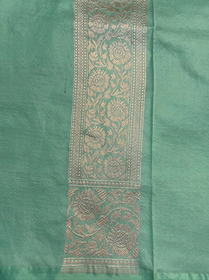 Pista Green Banarasi Pure Katan Silk Saree | Pure Silk |Banarasi Katan Silk Saree