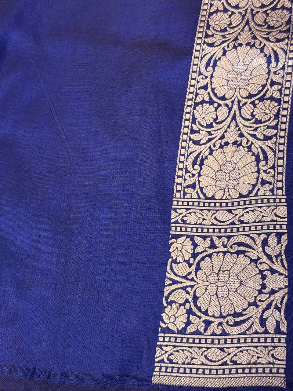 Electric blue Banarasi Pure Katan Silk Saree | Pure Silk | Cutwork Technique | Banarasi Katan Silk Saree