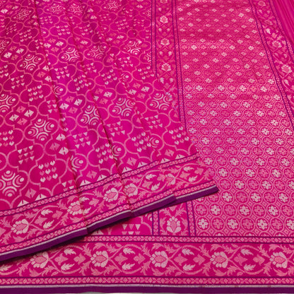Pure Katan Silk Ektara Cutwork Jamdani Banarasi Saree