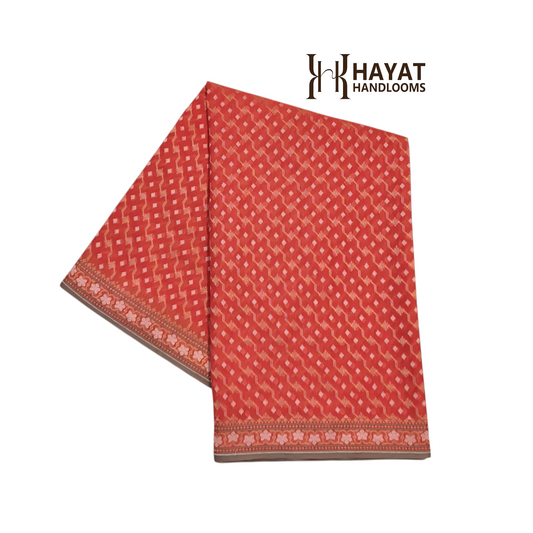 Pure Cotton Ektara Alfi Jamdani Cutwork Jaal Banarasi Saree