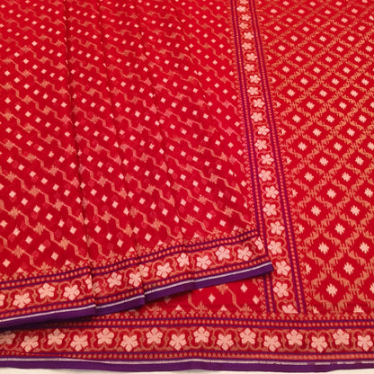 Pure Cotton Ektara Alfi Cutwork Jamdani Banarasi Saree