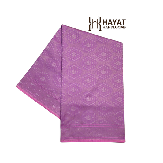 Pure Katan Silk Ektara Cutwork Jamdani Banarasi Saree