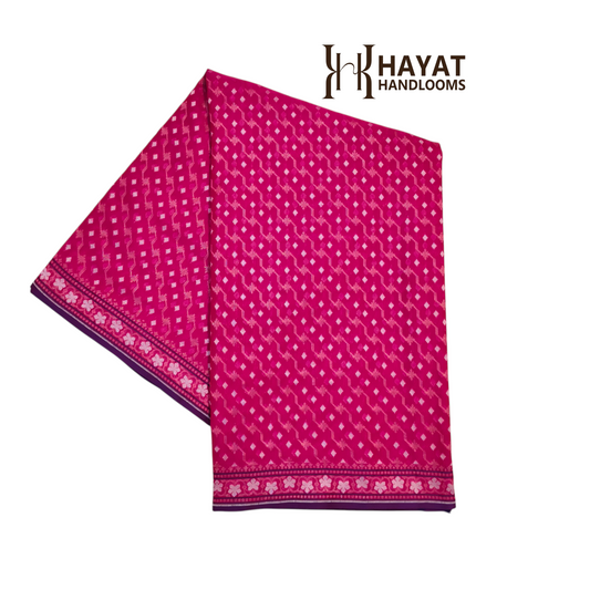 Pure Cotton Ektara Alfi Cutwork Jamdani Banarasi Saree