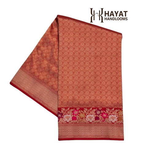 Pure Katan Silk Handvowen Exclusive Banarasi Saree