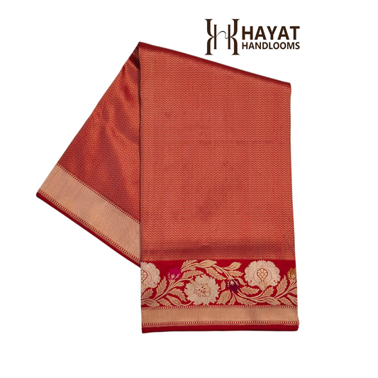 Pure Katan Silk Handvowen Exclusive Banarasi Saree