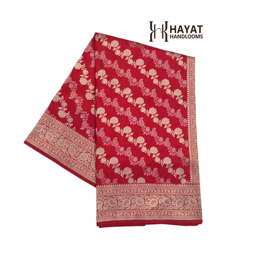 Pure Katan Silk Handloom Banarasi Saree