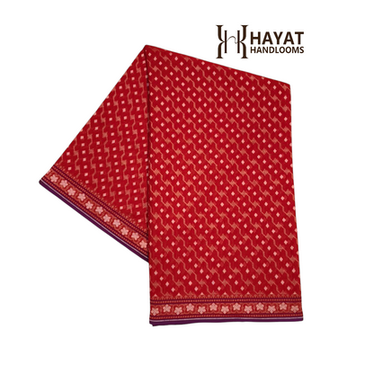 Pure Cotton Ektara Alfi Cutwork Jamdani Banarasi Saree