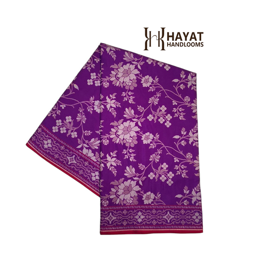 Pure Katan Silk Ektara Cutwork Jamdani Banarasi Saree